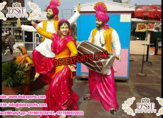 Baisakhi Punjabi Culture Bhangra Statues Baisakhi Punjabi Culture Bhangra Statues