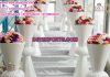 Wedding Decoration White Flower Pots Wedding Decoration White Flower Pots