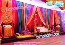Asian Wedding Mehandi Stage Set Asian Wedding Mehandi Stage Set