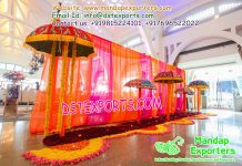 Wedding Hall Entrance Decoration With Umbrellas Wedding Hall Entrance Decoration With Umbrellas