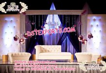 Latest Wedding Stage Sofa Set with Auto-mans Latest Wedding Stage Sofa Set with Automans