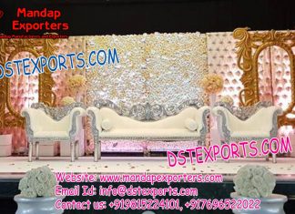Wedding Stage Backdrop Frames with leather Panels Wedding Stage Backdrop Frames with leather Panels