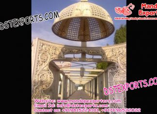 Wedding Welcome Gate Decoration with Fiber Umbrella Wedding Welcome Gate Decoration with Fiber Umbrella