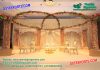 Elegant Hindu Wedding Wooden Stage Decoration Elegant Hindu Wedding Wooden Stage Decoration