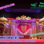 Grand Jodha Akbar Wedding Stage Set