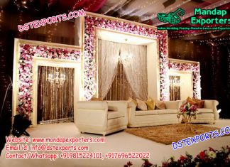 Prominent Wedding Stage Fiber Panels Prominent Wedding Stage Fiber panels