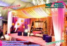 Wooden Carved Mehndi Stage Swing Wooden Carved Mehndi Stage Swing