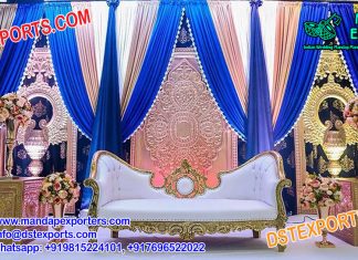 Best Bollywood Style Wedding Stage Set Decoration Best Bollywood Style Wedding Stage Set Decoration