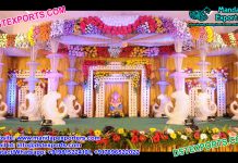 Best Designed Peacock Crystal Wedding Mandap Best Designed Peacock Crystal Wedding Mandap