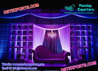 English Wedding Majestic Wooden Candle Wall English Wedding Majestic Wooden Candle Wall