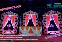 Grand Wedding Stage Backstage Panels Decoration Grand Wedding Stage Backstage Panels Decoration