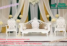 Latest Designed Indian Wedding Couch Set Latest Designed Indian Wedding Couch Set