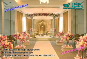 Latest Designed Pole Pillar Wedding Mandap