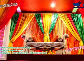 Latest Reception Stage Backdrop Curtains Latest Reception Stage Backdrop Curtains