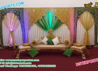 Muslim Wedding Arch Type Backstage Curtains Muslim Wedding Arch Type Backstage Curtains