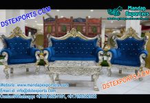 Prominent Wedding Silver Carved Sofa Set Prominent Wedding Silver Carved Sofa Set