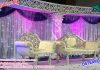 Purple Theme Wedding Crystal Stage Purple Theme Wedding Crystal Stage