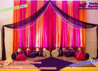 Simple Wedding Mehndi Night Stage Decoration Simple Wedding Mehndi Night Stage Decoration