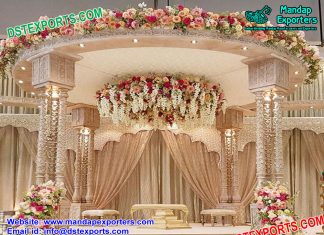 Exclusive Wedding Triple Pole Pillars Mandap Exclusive Wedding Triple Pole Pillars Mandap