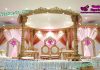 Hindu Wedding Ceremony Wooden Look Fiber Mandap Hindu Wedding Ceremony Wooden Look Fiber Mandap
