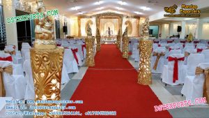 Latest Wedding Aiselway Pillars With Ganesha