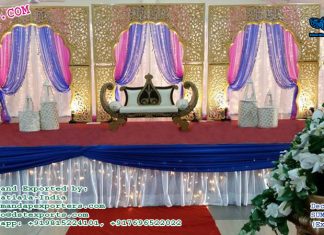 Maharaja Style Wedding Stage Decor Maharaja Style Wedding Stage Decor