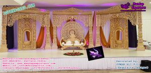 Maharaja Wedding Style Stage Set