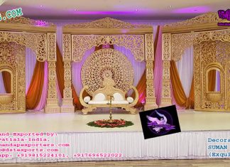 Maharaja Wedding Style Stage Set Maharaja Wedding Style Stage Set