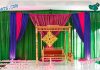 Mehndi Stage Decoration With Swing Mehndi Stage Decoration With Swing