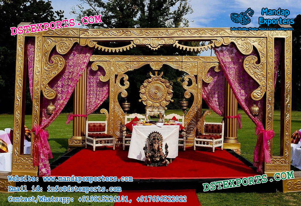 Open Style Bollywood Wedding Mandap