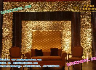 Wedding Leather Tufted Brownish Panels Wedding Leather Tufted Brownish Panels