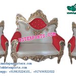Asian Wedding Wooden Metal Carved Furniture