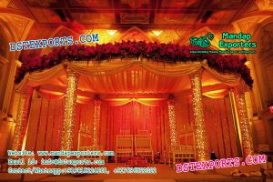 Imperial Wedding Golden Fiber Mandapam