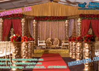 Indian Wedding Fiber Mandap Set Indian Wedding Fiber Mandap Set