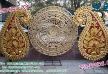 Indian Wedding Stage Round Panels Decoration Indian Wedding Stage Round Panels Decoration