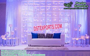  Unique Stage Decoration with Candle Wall USA