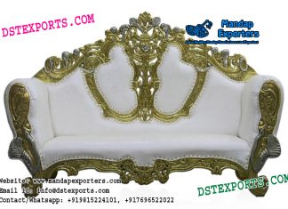 Muslim Wedding Metal Carved Couch Muslim Wedding Metal Carved Couch