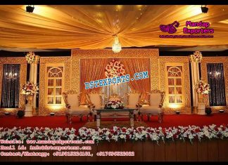 Royal Canadian Wedding Stage Decor Royal Canadian Wedding Stage Decor