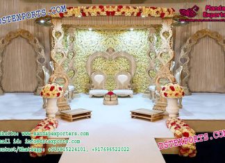 Royal Look Wooden Carved Mandap Toronto Royal Look Wooden Carved Mandap Toronto