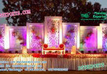 Stylish Wedding Stage Backdrop Panels Stylish Wedding Stage Backdrop Panels