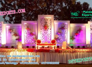 Stylish Wedding Stage Backdrop Panels Stylish Wedding Stage Backdrop Panels