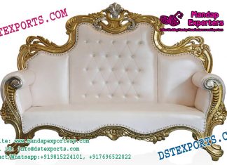 Wedding Stage Metal Carved Sofa Wedding Stage Metal Carved Sofa