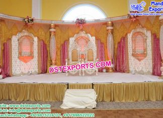 Modern Wedding Bottle Pillar Stage Boston Modern Wedding Bottle Pillar Stage Boston
