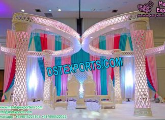 Dreamy Diamond Crystal Wedding Mandap Dreamy Diamond Crystal Wedding Mandap