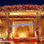 Round Fiber Mandap Setup USA