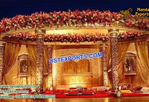Round Fiber Mandap Setup USA Round Fiber Mandap Setup USA
