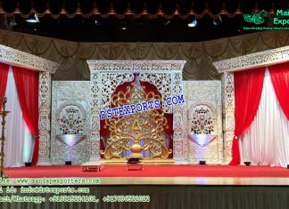 Exquisite Bollywood Wedding Stage Decor Exquisite Bollywood Wedding Stage Decor