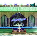 Grand Peacock Theme Wedding Stage