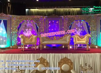 Impressive Dazzling Wedding Stage Set Impressive Dazzling Wedding Stage set