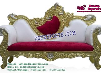 Indian Wedding Classy Golden Sofa Indian Wedding Classy Golden Sofa